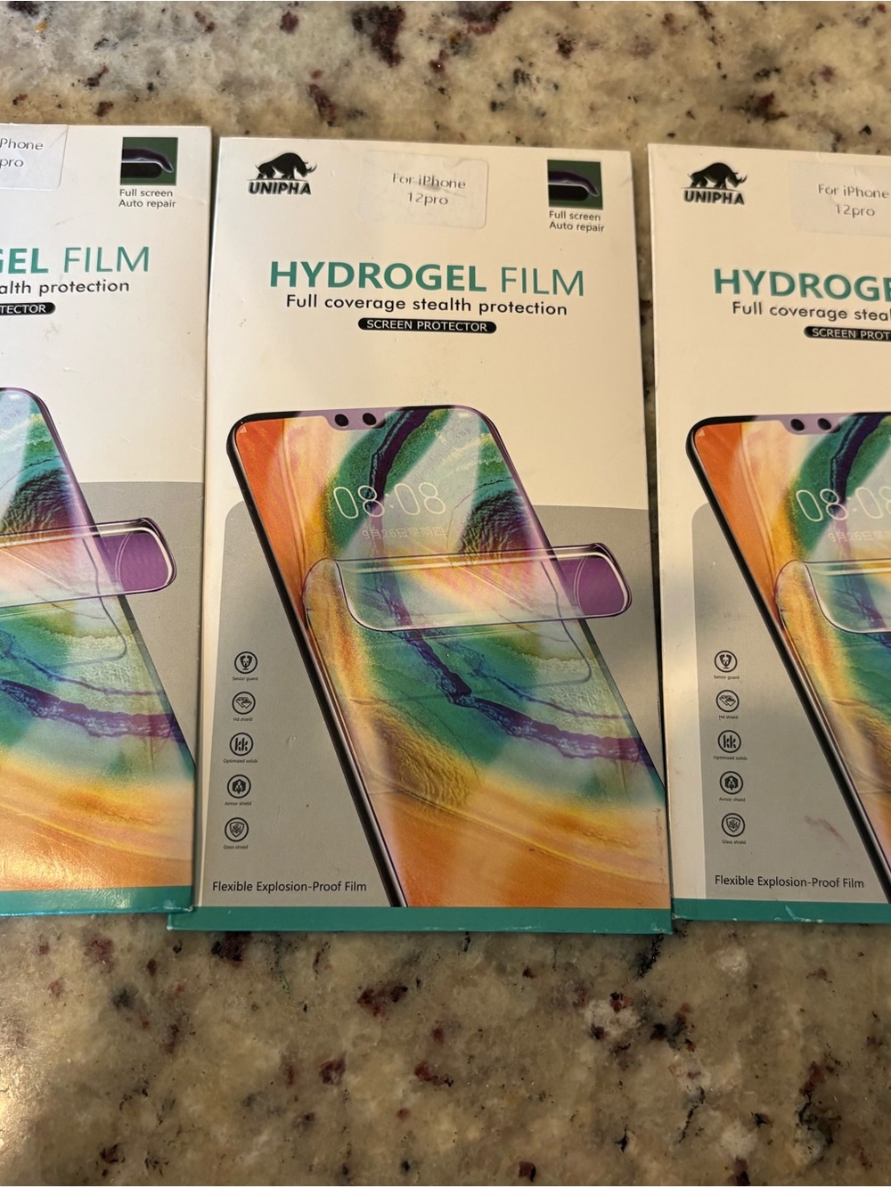 Hydrogel Film Screen Protector for iPhone 12 Pro - Clear